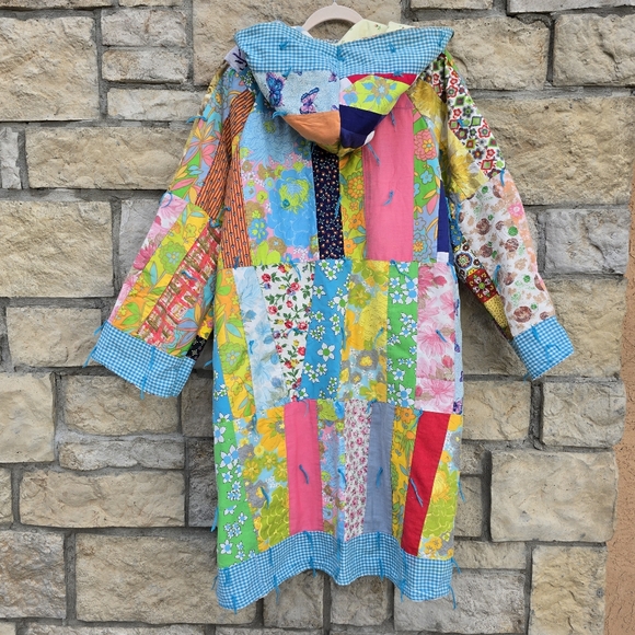 Upcycled Quilt Coat - Picture 10 of 10
